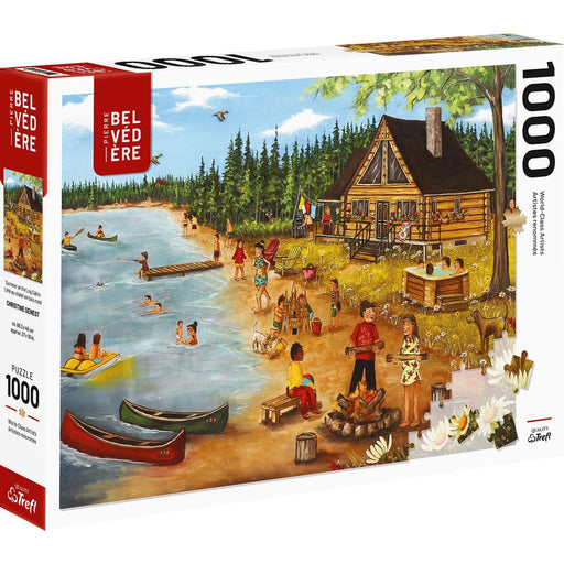 Trefl - Genest - Summer At The Log Cabin (1000-Piece Puzzle) - Limolin 