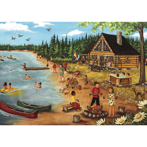 Trefl - Genest - Summer At The Log Cabin (1000-Piece Puzzle) - Limolin 