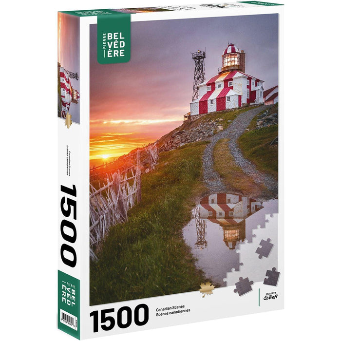 Trefl - Lawrence - Cape Bonavista Lighthouse (1500-Piece Puzzle) - Limolin 