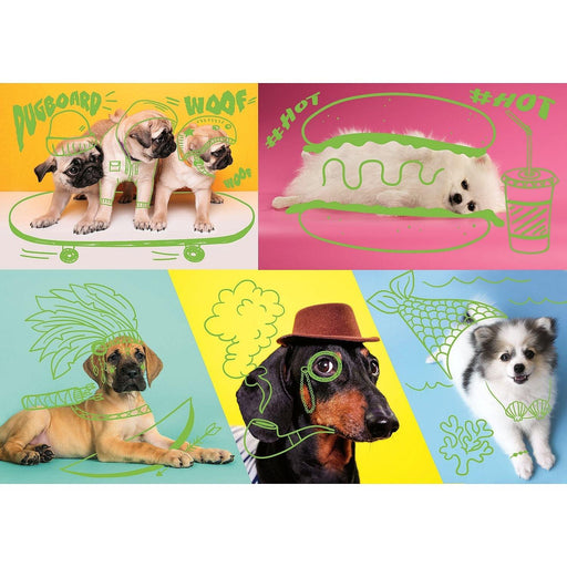 Trefl - Neon - Far Out Dogs (1000-Piece Puzzle) - Limolin 