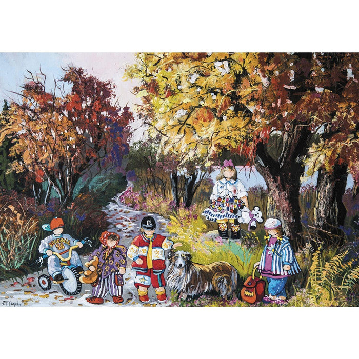 Trefl - P. Paquin Walking The Dog (500-Piece Puzzle) - Limolin 