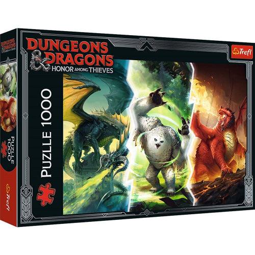 Trefl - Puzzle - Dungeon & Dragons - Legendary Monsters - 1000Pc