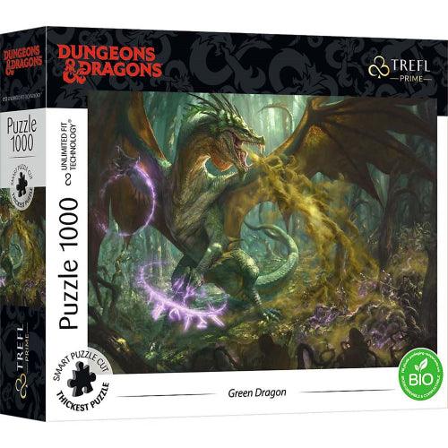 Trefl - Puzzle - Dungeon & Dragons - The Hunt For The Green Dragon - 1000Pc