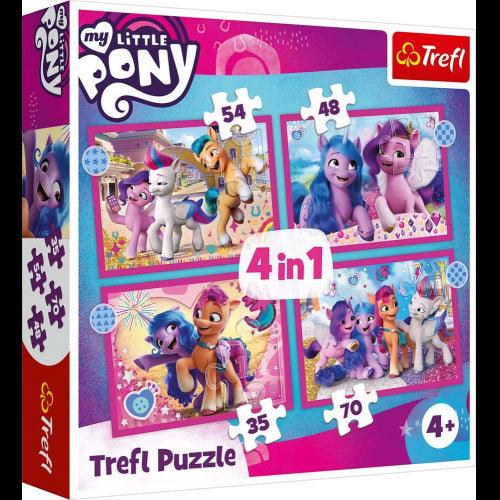 Trefl - Puzzle - My Little Pony 4In1 54/48/35/70 Pcs