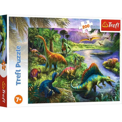 Trefl - Puzzle - Predatory Dinosaurs - 200Pc