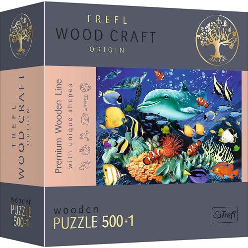 Trefl - Puzzle - Sea Life - Wooden Puzzle - 500Pc