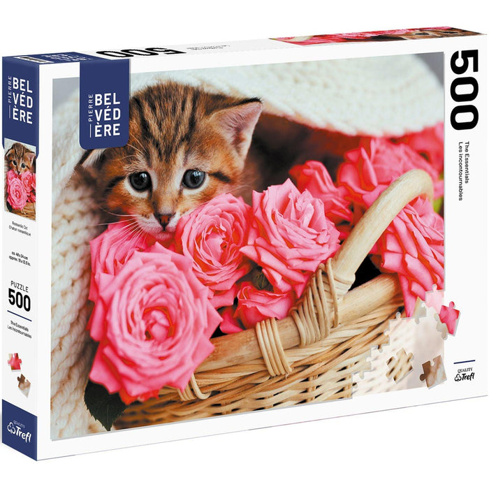 Trefl - Romantic Cat (500-Piece Puzzle) - Limolin 