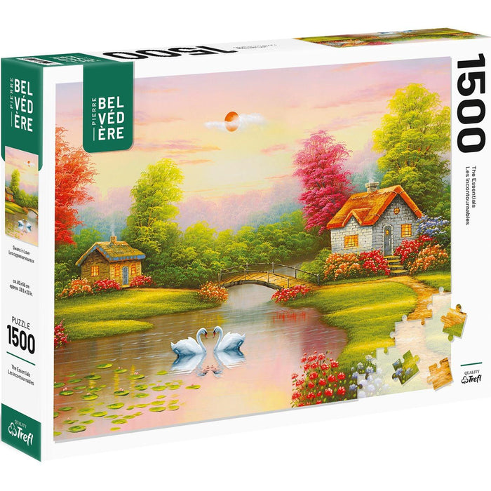 Trefl - Swans (1500-Piece Puzzle) - Limolin 