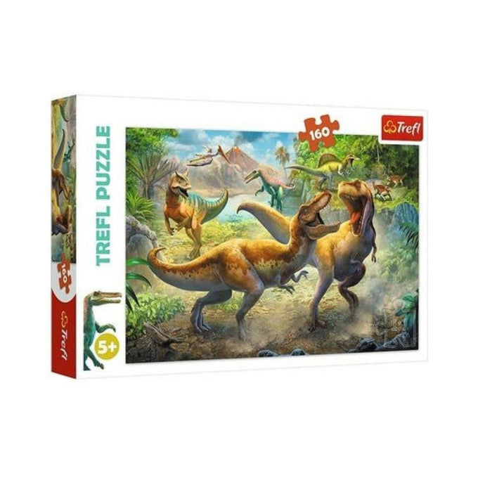 Trefl - Tyrannosaurus Fighting (160-Piece Puzzle) - Limolin 