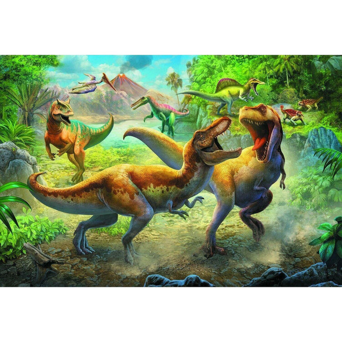 Trefl - Tyrannosaurus Fighting (160-Piece Puzzle) - Limolin 