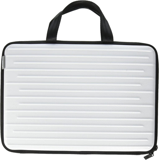 Trident - Laptop Case 13in Hard Shell Exterior White with Black Trim - Limolin 