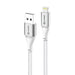 Alogic - Charge & Sync Lightning MFI to USB-A Cable 5ft Elements Pro 480Mbps - Silver X