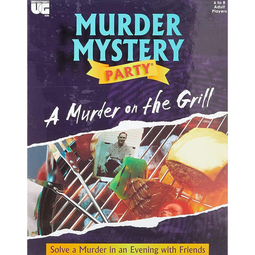 University Games - A Murder on the Grill - Murder Mystery Party Games - Limolin 