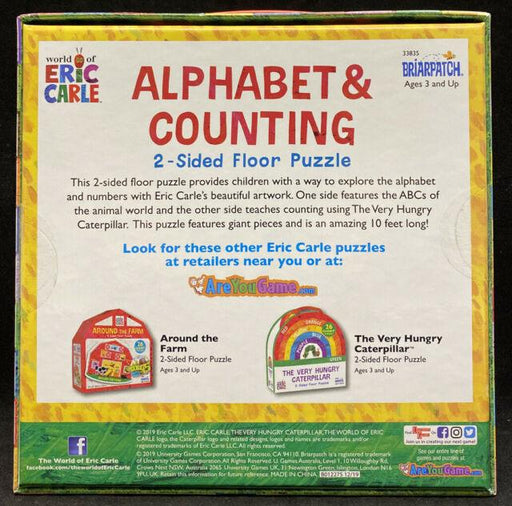 University Games - Briarpatch - World of Eric Carle - Alphabet & Counting - Puzzle