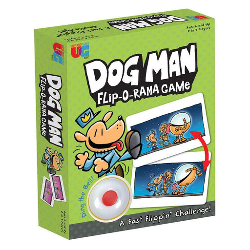 University Games - Dog Man - Flip-O-Rama Card Game