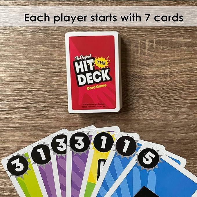 University Games - Hit The Deck - (Peggable) Card Game