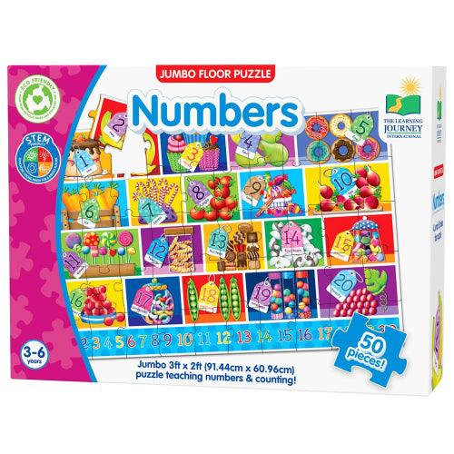 University Games - Jumbo Floor Puzzles - Numbers