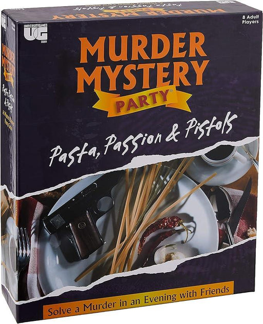 University Games - Murder Mystery - Pasta, Passion And Pistols