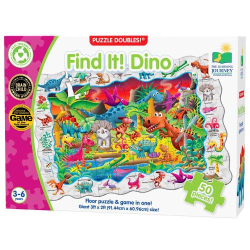 University Games - Puzzle Doubles - Find It! Dinosaurs