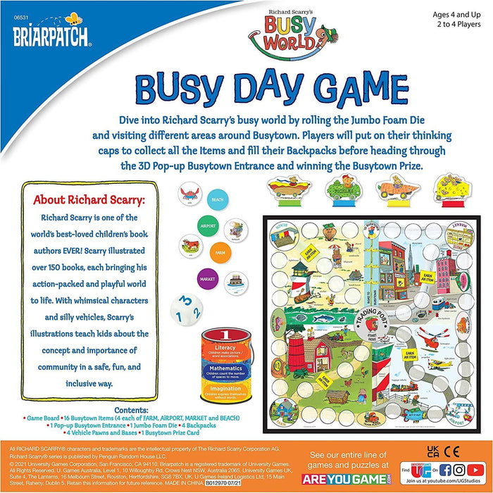 University Games - Richard Scarry Busy Day Game - Limolin 