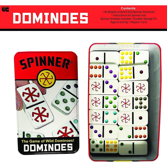 University Games - Spinner Dominoes - Limolin 