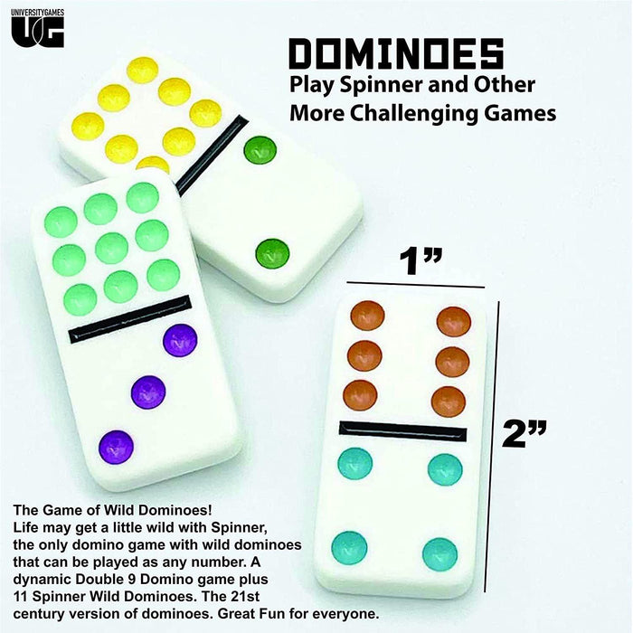 University Games - Spinner Dominoes - Limolin 