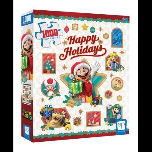 USAopoly - 1000pc - SUPER MARIO "HAPPY HOLIDAYS"