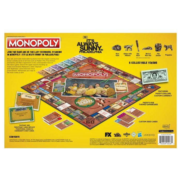 USAopoly - MONOPOLY - IT'S ALWAYS SUNNY IN PHILADELPHIA