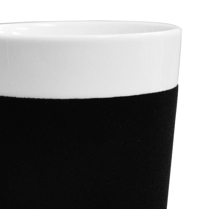 Velour - Black Band Porcelain Mug - Limolin 