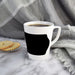 Velour - Black Band Porcelain Mug with Handle - Limolin 