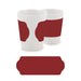 Velour - Red Band Porcelain Mug - Limolin 