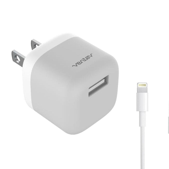Ventev - 12W USB A Wall Charger - Lightning 3.3ft Cable - Limolin 