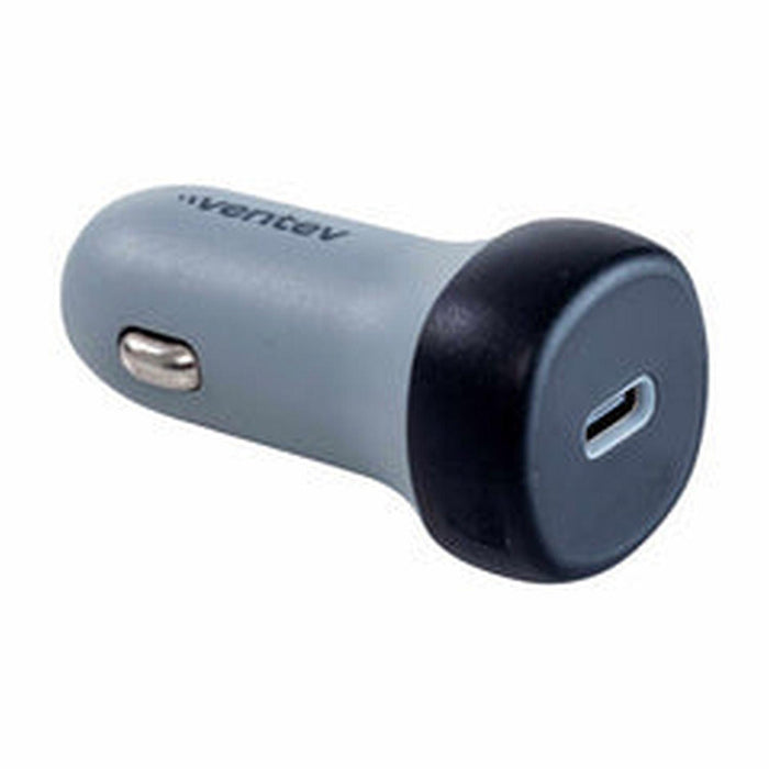 Ventev - Car Charger 1 Port 30W Programmable Power Supply (PPS) LED Port USB-C - Grey - Limolin 