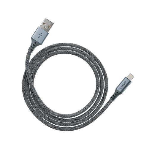 Ventev - Charge & Sync Lightning MFI to USB-A Cable 4ft Alloy - Steel Gray (AC4 - STL256512) - Limolin 