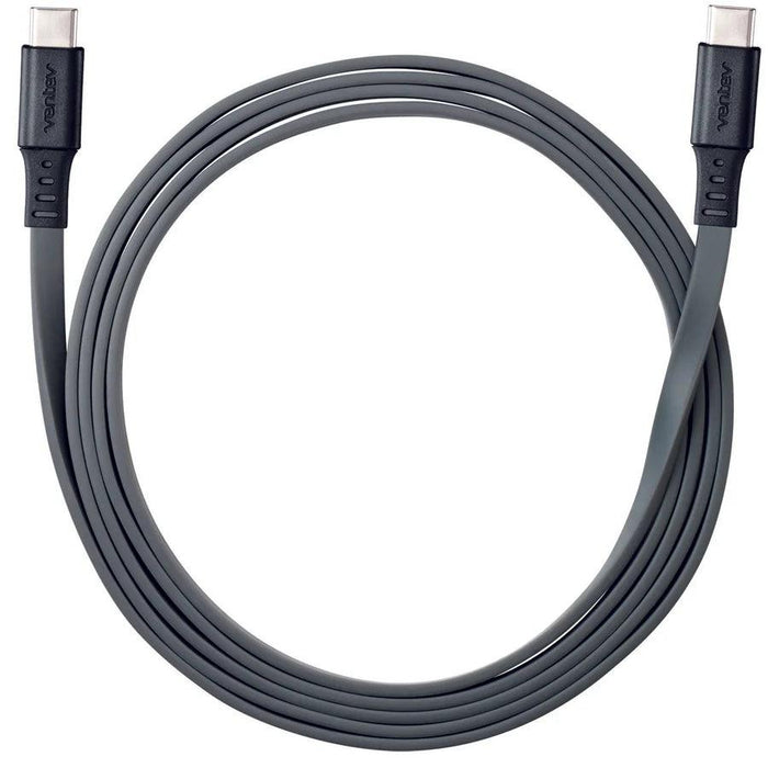 Ventev - Charge & Sync USB-C to USB-C 20 Cable 6ft Gray (FC6 - GRY255970)