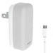 Ventev - Wall Charger 1 Port 20W USB-C - White & Grey with USB-C to USB-C 3.3ft Cable - White - Limolin 