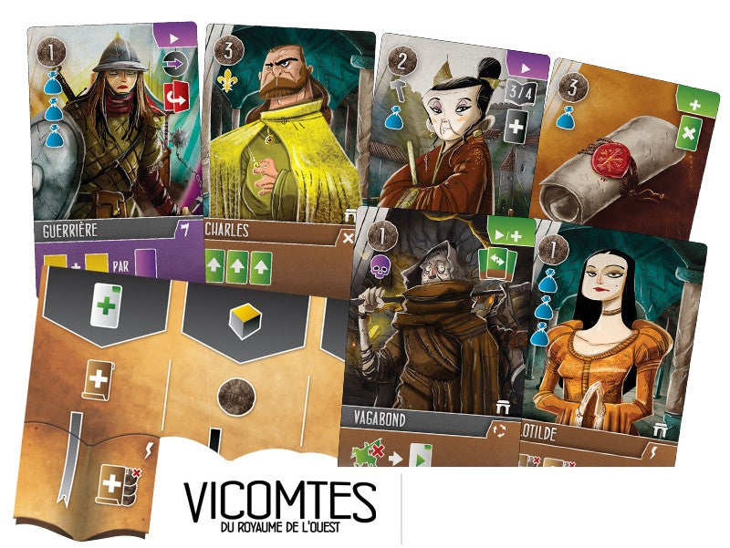 PIXIES GAMES - VICOMTES DU ROYAUME DE L'OUEST - 1ERE EXT. PORTES DORÉES