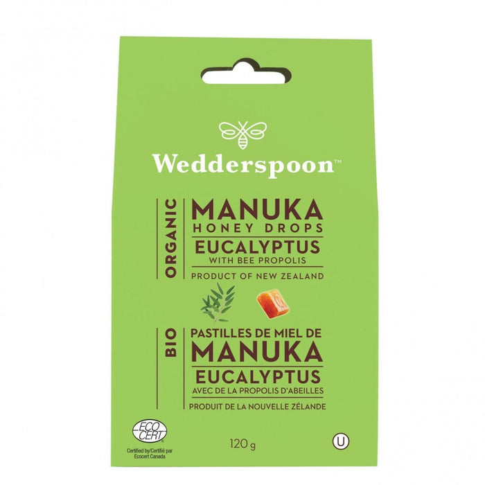 Wedderspoon - Manuka Honey Drop Eucalyptus 120g - Limolin 