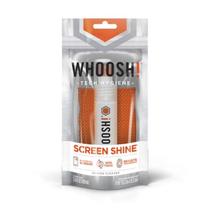 Whoosh - Screen Shine 100ml GoXL Spray with 2 Cloths - Limolin 
