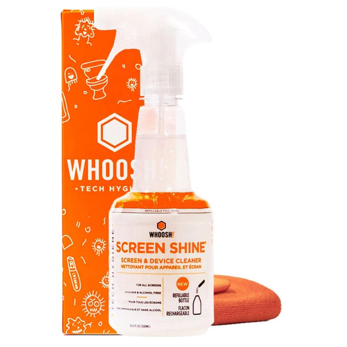 Whoosh - Screen Shine 500ml Commercial Spray Bottle New Refillable - Limolin 