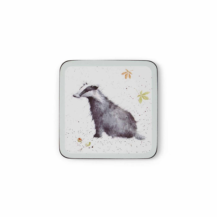 Wrendale DESIGNS- 'COUNTRY SET' Country Animal Set of 6 Coasters | 4 x 4 Inches