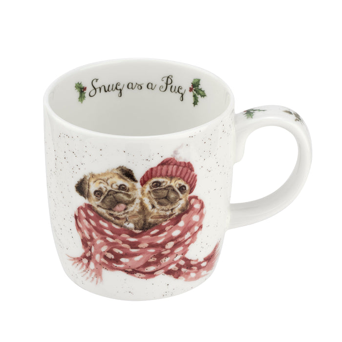 Wrendale DESIGNS - Mug 11oz - Snug As A Pug - Limolin 