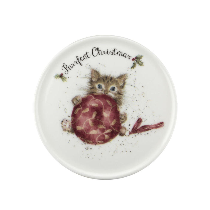 Wrendale DESIGNS - Mug & Coaster Purrfect Christmas 11oz - Limolin 