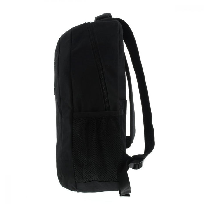 Xtech - Backpack 156in Bristol Adjustable Shoulder Straps Padded Back 2 Side Mesh Pockets - Black