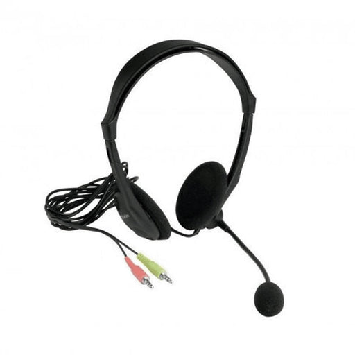 Xtech - Headset Stereo with Mic/Vol Control Black 3.5mm (XTS - 220) - Limolin 