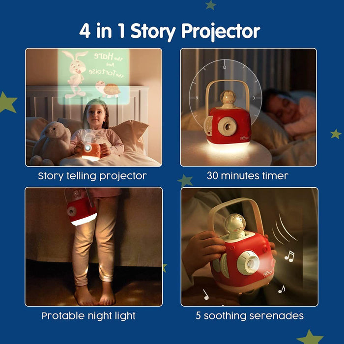 ZZZMOON - StoryTelling Projector - Red - Limolin 