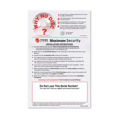 Trend Micro - Maximum Security 5-User 1 Yr OEM PKC PC/Mac