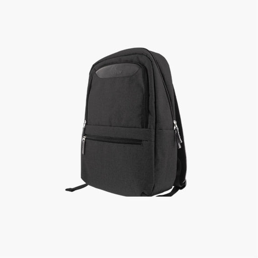 Xtech - Backpack 15.6in Winsor Adjustable Shoulder Straps Padded Back Metal Zipper Pulls - Black
