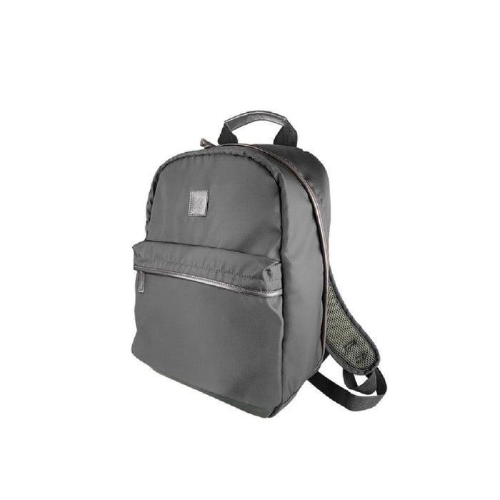 Backpack 15.6in Berna Large Front Compartment Carry Handle Padded Back - Grey
