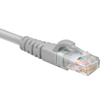 Nexxt - Networking Cat6 7ft UTP Gigabit Ethernet Cable 4 Pairs 23AWG CMR UL ETL Verified - Gray